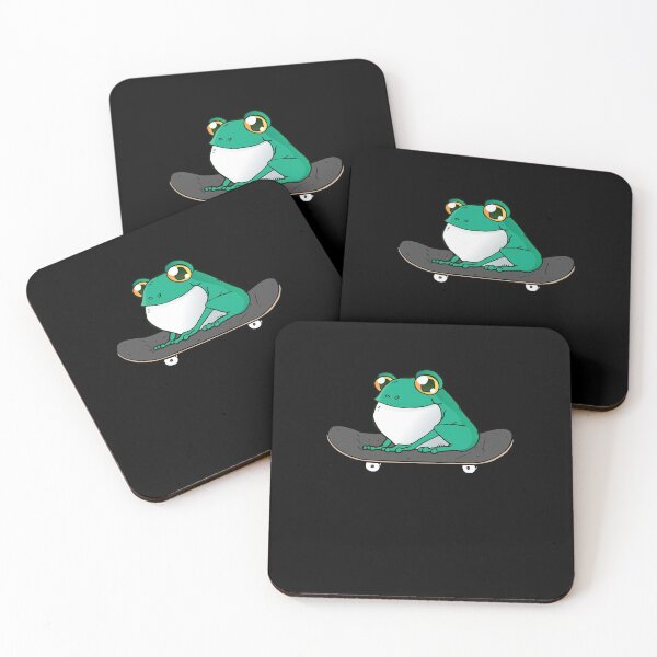 Item preview, Frog On Skateboard Aesthetic Frog Skateboarder Funny Skateboard designed and sold by Stronzi.