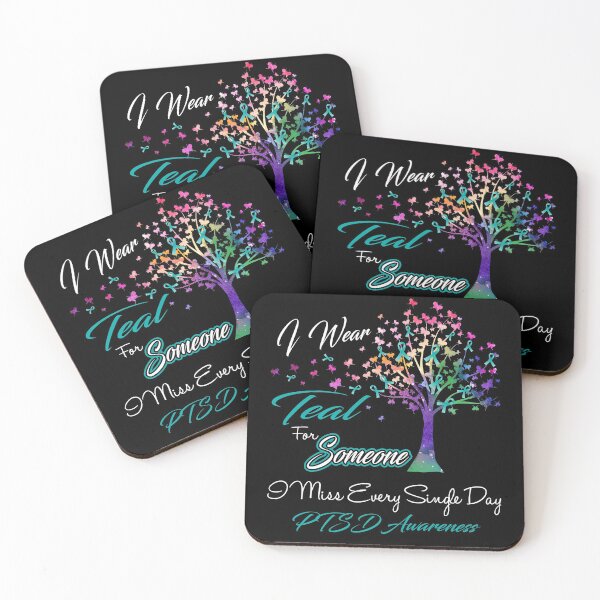 Item preview, I Wear Teal For Someone I Miss PTSD Awareness designed and sold by Gillosina.