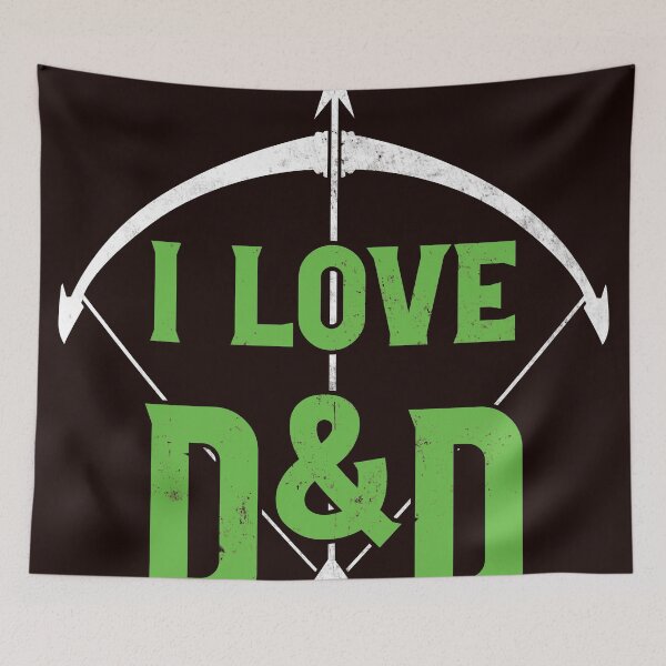 Item preview, I love D&D (Bow) designed and sold by Austin Macho.