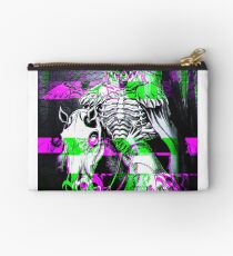 Glitched Skullknight Studio Pouch