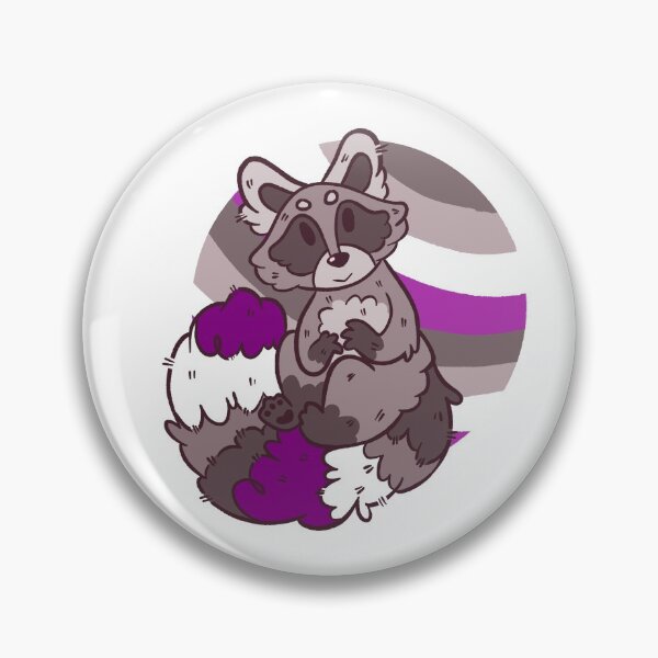 Item preview, Smiling Pride Raccoon ASEXUAL designed and sold by Epoxxalypz.