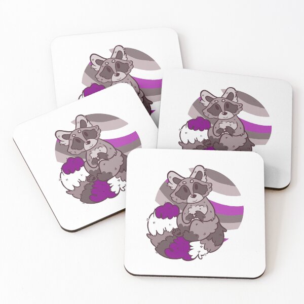 Item preview, Smiling Pride Raccoon ASEXUAL designed and sold by Epoxxalypz.