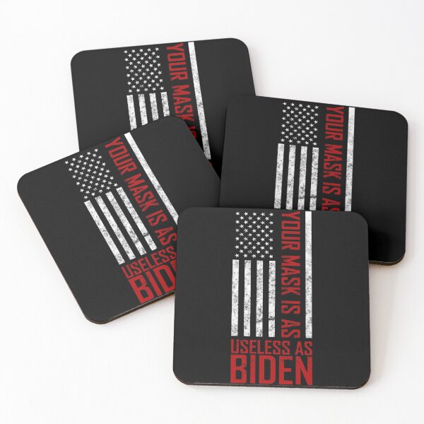 Item preview, Your mask is as useless as Biden - Distressed USA flag graphic! designed and sold by AJ-DesignCo.