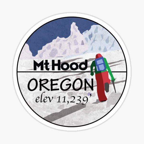 Item preview, Mt. Hood, Oregon - State Highpoint #13 designed and sold by PeakButtons.