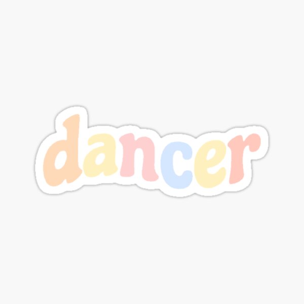 Item preview, Pastel Rainbow Dancer designed and sold by dancerstickers.