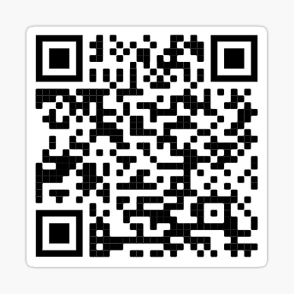 All star smash mouth qr code Sticker for Sale by julloo