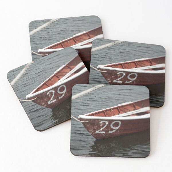 Item preview, Red Rowboat in the Water designed and sold by Dave Fine.