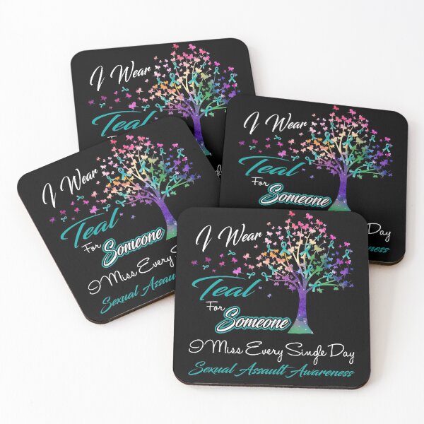 Item preview, I Wear Teal For Someone I Miss Sexual Assault Awareness designed and sold by Gillosina.