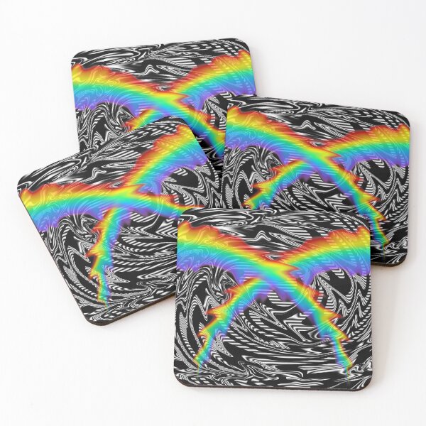 Item preview, Optical Art Rainbow 1 designed and sold by Discordant Dreams Art.