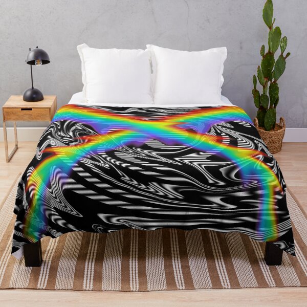 Item preview, Optical Art Rainbow 1 designed and sold by Discordant Dreams Art.