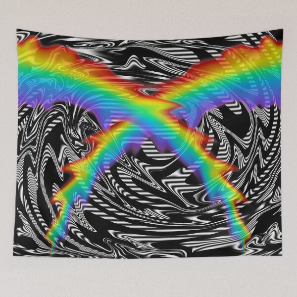 Item preview, Optical Art Rainbow 1 designed and sold by Discordant Dreams Art.