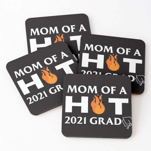 Item preview, Mum of A Hot 2021 Grad designed and sold by Simple2simple.
