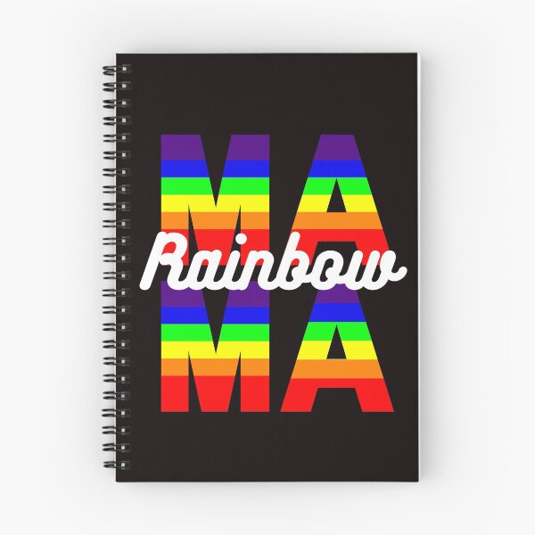 Item preview, rainbow mama white letters designed and sold by Margaux Ryan.
