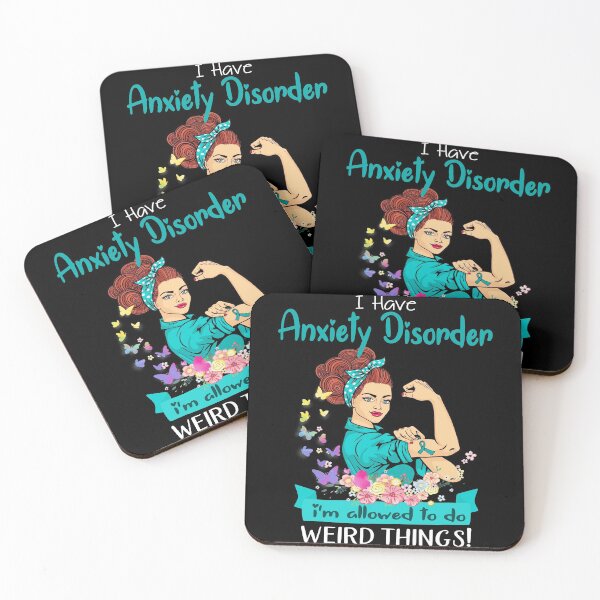 Item preview, I Have Anxiety Disorder I'm Allowed To Do Weird Things designed and sold by largellie.