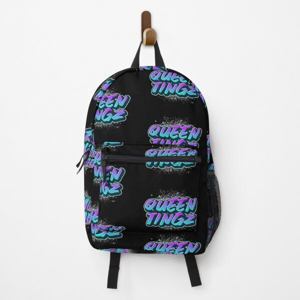 Item preview, Queen tingz fun blue purple graffiti design designed and sold by CreatedbyJR.
