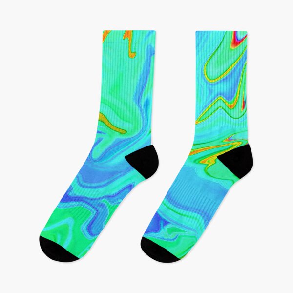 Item preview, Multicolored Psychedelic Wave (Cyan and Green) designed and sold by PsychedelicLad.