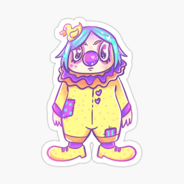 Clown gal Sticker