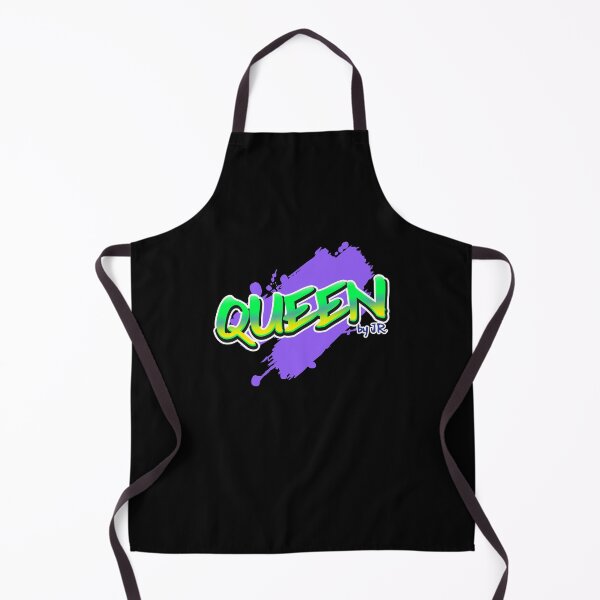 Item preview, Queen green purple graffiti design designed and sold by CreatedbyJR.