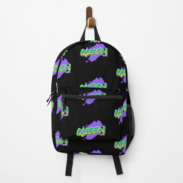 Item preview, Queen green purple graffiti design designed and sold by CreatedbyJR.
