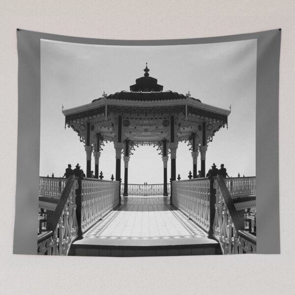 Item preview, Black and White Ornamental Architecture Pavillion in Brighton, United Kingdom designed and sold by LaceySkies.