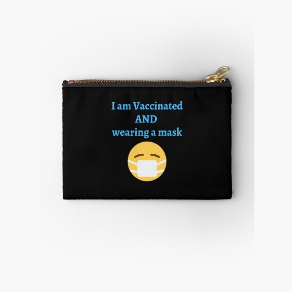 Item preview, I am vaccinated and wearing a mask designed and sold by Naamira.