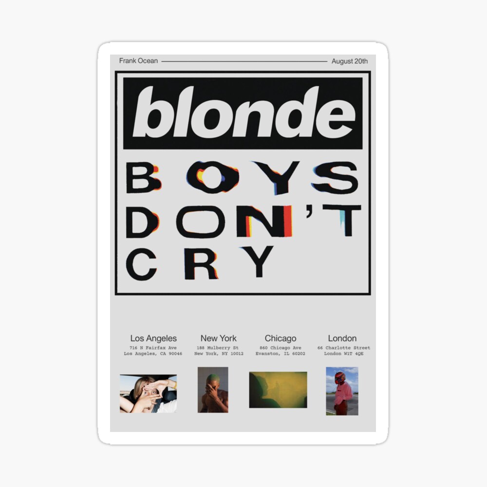 フランク・オーシャン Blond 「Boys Don't Cry」未開封新品
