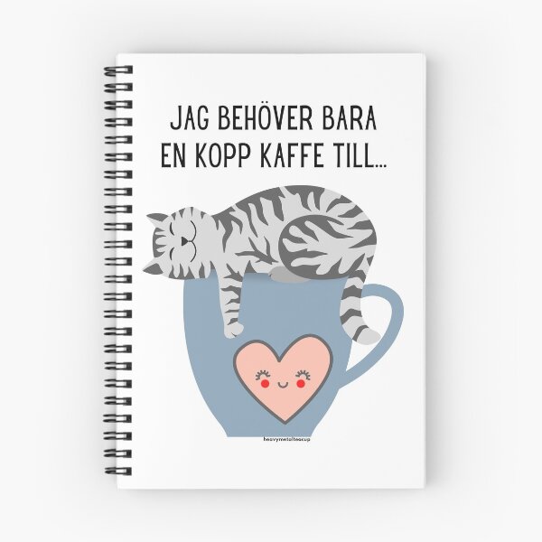 Item preview, En Kopp Kaffe Till - One More Cup of Coffee (Svenska) designed and sold by heavymetalteacup.