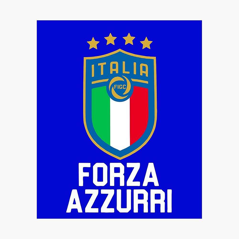 Póster «Italia Forza Azzurri» de adamsboutique | Redbubble