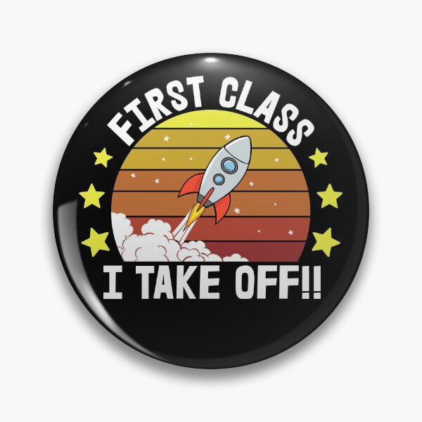 Item preview, First grade school kid back to school enrollment missile design designed and sold by brunsch-print.