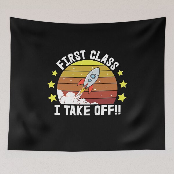 Item preview, First grade school kid back to school enrollment missile design designed and sold by brunsch-print.