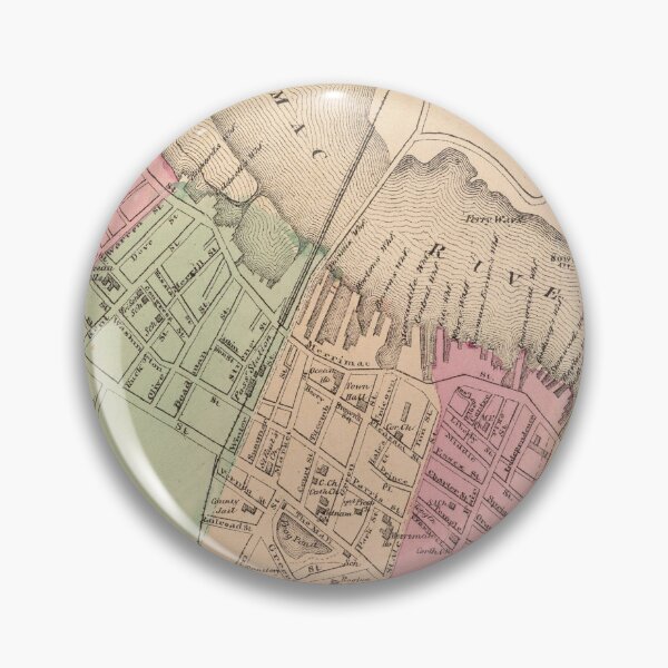Item preview, Old Newburyport MA Map (1871) Vintage Clipper City Massachusetts Atlas designed and sold by BravuraMedia.