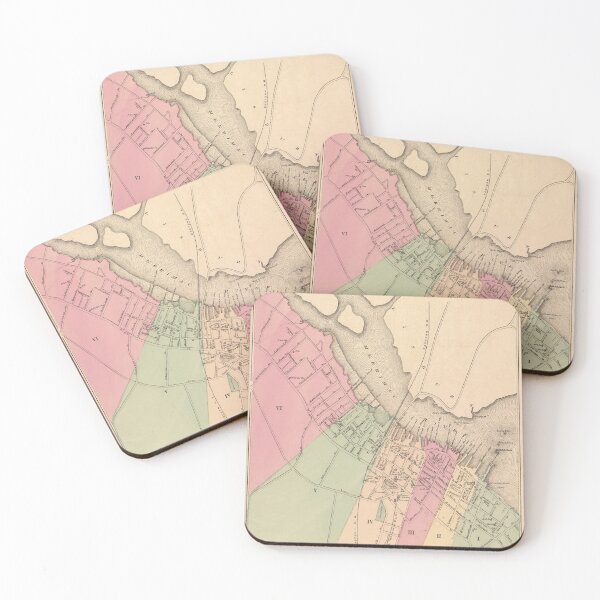 Item preview, Old Newburyport MA Map (1871) Vintage Clipper City Massachusetts Atlas designed and sold by BravuraMedia.
