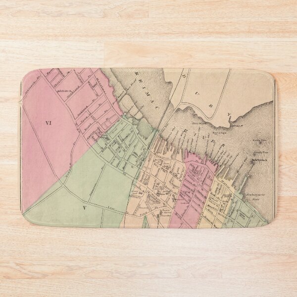 Item preview, Old Newburyport MA Map (1871) Vintage Clipper City Massachusetts Atlas designed and sold by BravuraMedia.