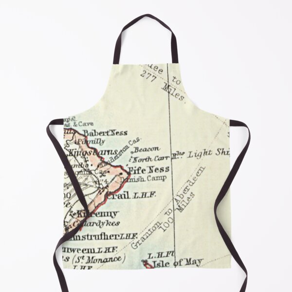 Item preview, FIFE NESS & surrounding area map 1899 designed and sold by yourscotland.