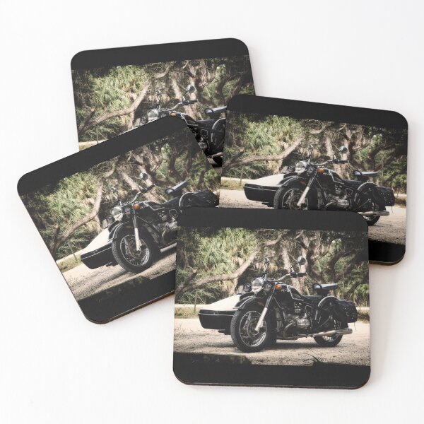 Item preview, Black and White Vintage Motorcycle with Sidecar designed and sold by Stephen Orsillo.