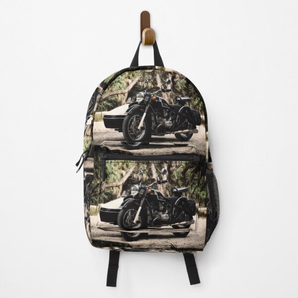 Item preview, Black and White Vintage Motorcycle with Sidecar designed and sold by Stephen Orsillo.
