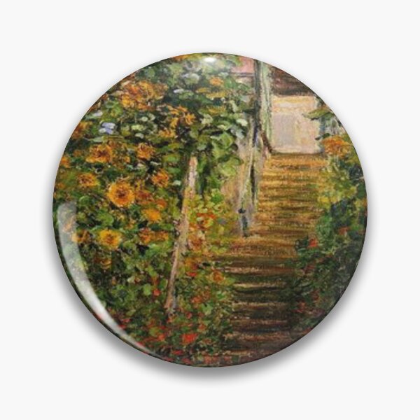 Artikelvorschau, Claude Monet -Die Treppe, Blumen entworfen und verkauft von Vivanne-art.