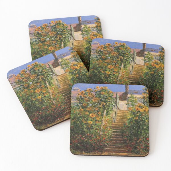 Item preview, Claude Monet -The staircase, flowers designed and sold by Vivanne-art.