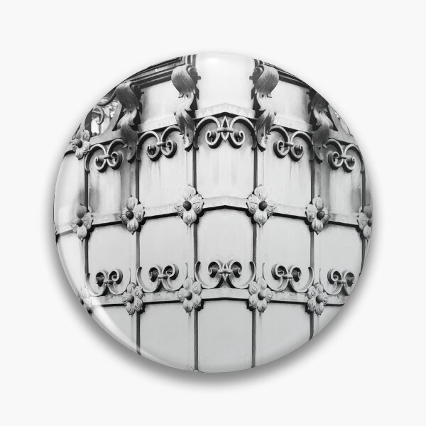 Item preview, White Ornamental Architecture Gate Pattern in Munich, Germany designed and sold by LaceySkies.
