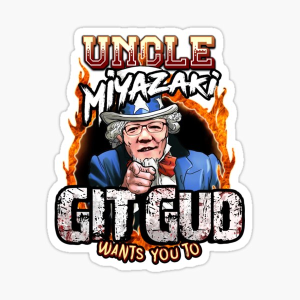 Git Gud Sticker  The Skelly Squad Store