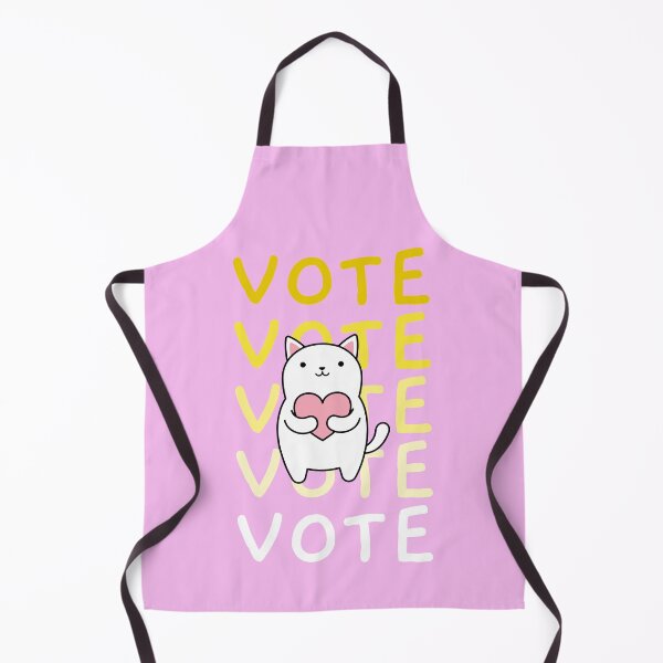 Item preview, VOTE cat pink yellow cute kitten love gradient artwork designed and sold by CreatedbyJR.