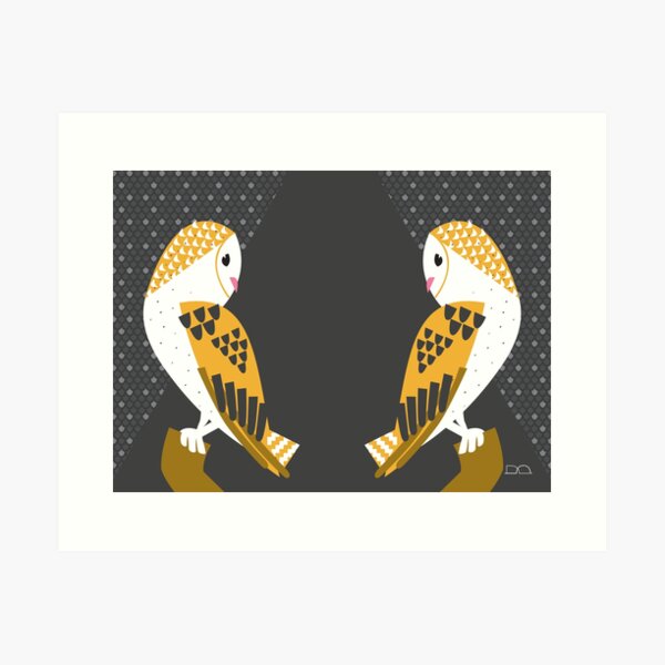 Barn Owls Art Print