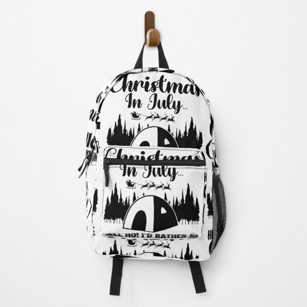 Item preview, Christmas In July. Hell No! I'd Rather Be Camping | Campground Humour designed and sold by GravitiTees.