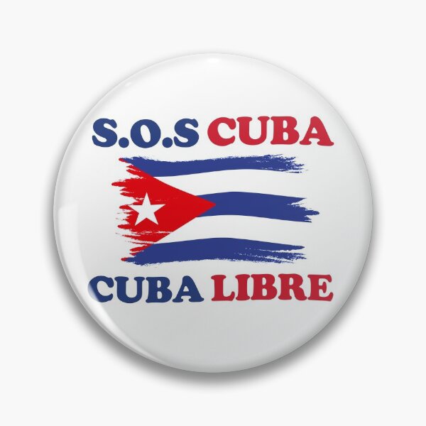 Item preview, SOS Cuba - Cuba Libre sticker- Cuba flag designed and sold by maxigold.