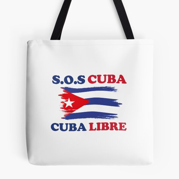 Aperçu de l'œuvre SOS Cuba - Autocollant Cuba Libre - Drapeau Cuba créée et vendue par maxigold.