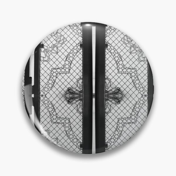 Item preview, Black and White Ornamental Symmetric Graphic Architecture Pattern in Amsterdam, Netherlands designed and sold by LaceySkies.