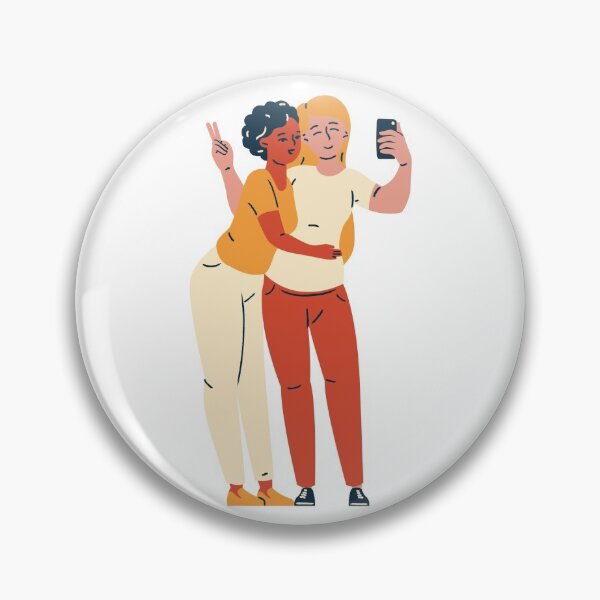 Item preview, best friends: Friends Taking a Selfie designed and sold by MIDDLX.