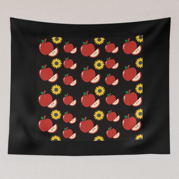 Item preview, Apple Pattern and sunflower Scarf designed and sold by AliDeus.