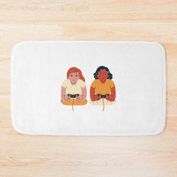 Item preview, best friends: Girls Playing Video Game designed and sold by MIDDLX.