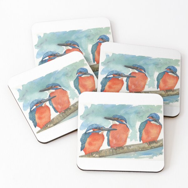 Item preview, The three kingfishers  designed and sold by Macchiatoartuk.